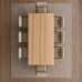 White Oak Made to Order Conference Table with Legs | Select Size, Stain, Grommet and Leg Options - Free Shipping White Oak Made to Order Conference Table with Legs | Select Size, Stain, Grommet and Leg Options - Free Shipping