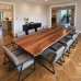 Live Edge Black Walnut Dining and Conference Table Configurator - Customize Your Solid Wood Table