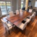 Live Edge Black Walnut Dining and Conference Table Configurator - Customize Your Solid Wood Table