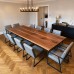 Live Edge Black Walnut Dining and Conference Table Configurator - Customize Your Solid Wood Table