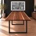Live Edge Black Walnut Dining and Conference Table Configurator - Customize Your Solid Wood Table