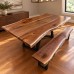 96" x 48" Made to Order Live Edge Black Walnut Dining Table with Legs - Free Shipping 96" x 48" Made to Order Live Edge Black Walnut Dining Table with Legs - Free Shipping