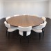 Fabricate your Large Diameter Solid Wood Round Dining Table or Tabletop | Custom Full Table Builder