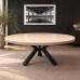 Large Diameter Round Dining Table Builder - Select Hardwood, Diameter & Base - Free Shipping Large Diameter Round Dining Table Builder - Select Hardwood, Diameter & Base - Free Shipping