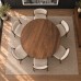 Large Diameter Walnut Round Dining Table Tables - Select Diameter & Base - Free Shipping Large Diameter Walnut Round Dining Table Tables - Select Diameter & Base - Free Shipping
