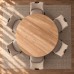 Large Diameter White Oak Round Dining Table Tables - Select Diameter & Base - Free Shipping Large Diameter White Oak Round Dining Table Tables - Select Diameter & Base - Free Shipping