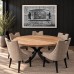 Large Diameter White Oak Round Dining Table Tables - Select Diameter & Base - Free Shipping Large Diameter White Oak Round Dining Table Tables - Select Diameter & Base - Free Shipping