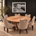 Fabricate your Large Diameter Solid Wood Round Dining Table or Tabletop | Custom Full Table Builder