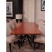 Bubinga Wide Plank Dining Table with Custom Base - Made in the USA - Free Shipping Bubinga Wide Plank Dining Table with Custom Base - Made in the USA - Free Shipping