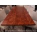 Bubinga Wide Plank Dining Table with Custom Base - Made in the USA - Free Shipping Bubinga Wide Plank Dining Table with Custom Base - Made in the USA - Free Shipping