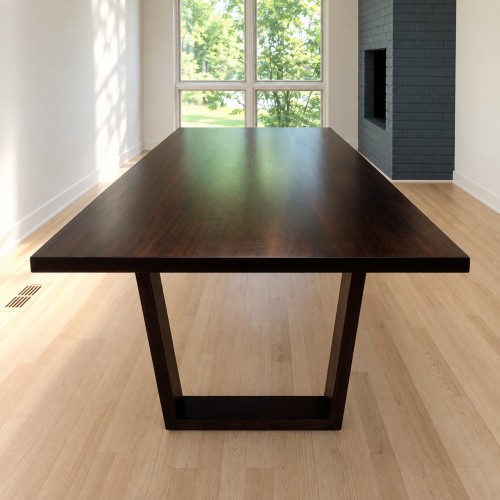 Quick Ship Custom Wide Plank Solid Wood Dining and Conference Table Builder Quick Ship Custom Wide Plank Solid Wood Dining and Conference Table Builder
