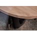 Oval White Oak Dining Table with Custom Legs - Made in the USA - Free Shipping